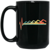 Design For Beach Lover Evolution Swimmer Summer Time Black Mug