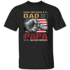 Papa Gift Daddy And Son, I Have Two Titles Dad And Papa, I Rock Them Both