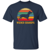 Wiener Grandpa Shirt Retro Wiener Dog