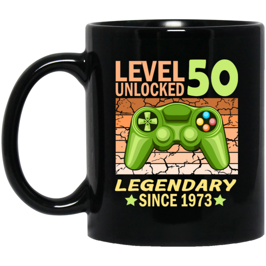 Birthday Gift 50th Unlocked Level 50 Legendary Since1973