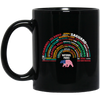 US Gift, Love National Parks, Denali National Park, Love Denali Parks Black Mug