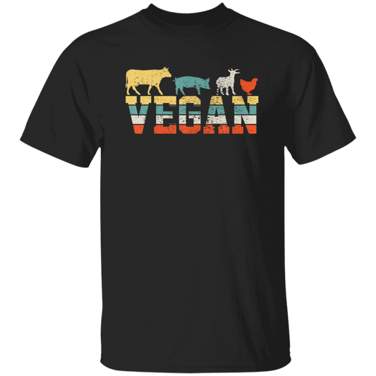 Retro Vegan, Animal Lover Vintage