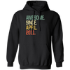 Awesome Since April 2011 Premium Pullover Hoodie