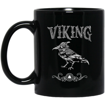 Viking Raven Bird Nordic Style Norseman Norse