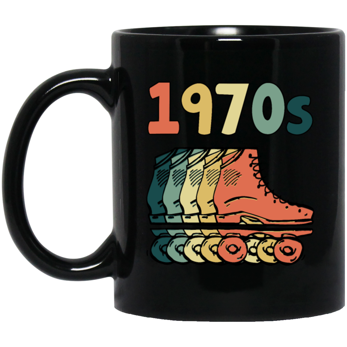 1970s Gift Skates Lover Retro Roller Love Skating Vintage Cool Skates