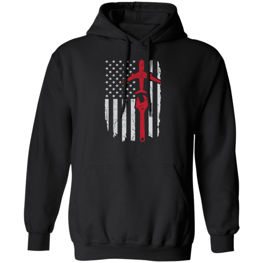 Airplane Mechanic Apparel Aircraft American Flag