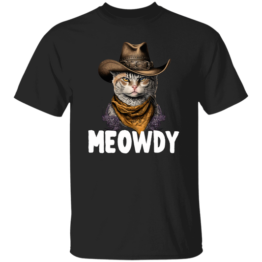 Cat Meme, Love Cat, Swag Cat, Meowdy Love Gift, Meow Howdy, Funny Cat Gift Unisex T-Shirt