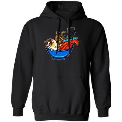 Ramen Cat Hopeless Ramentic Ramen Kawaii Noodle Pullover Hoodie