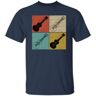 Four Ukulele Great Present For Ukulele Lover Birthday Gift Vintage Unisex T-Shirt