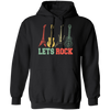 Guitar Rock Music Rock And Roll Music Vintage Instrument Pullover Hoodie