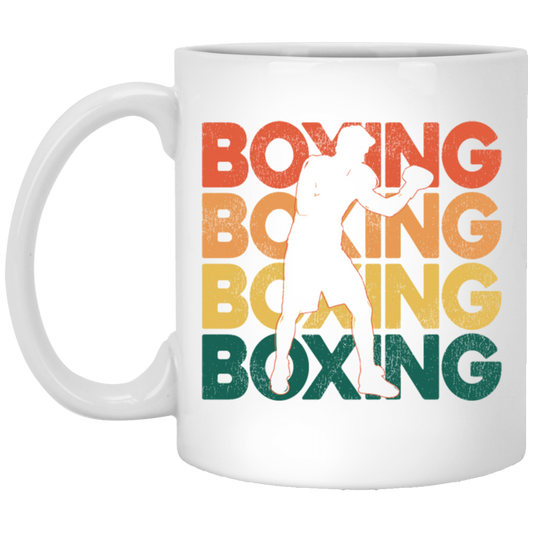 Love Boxing Retro Boxing Vintage Boxing Boxing Silhouette