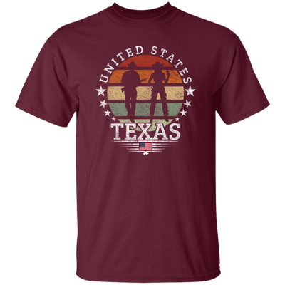 United States Texas Retro Cowboy