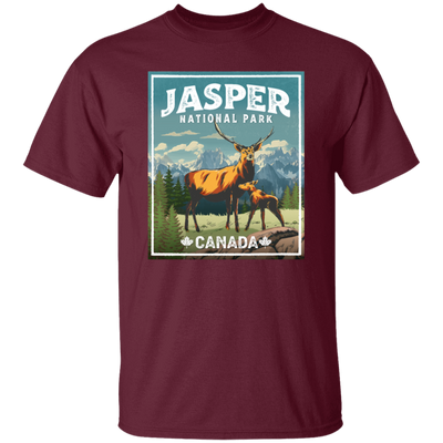 Love Jasper National Park Canada Lover Deer Vintage Look