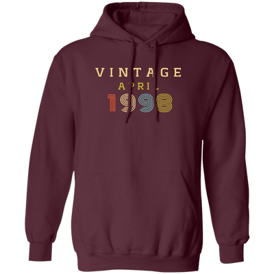 Birthday Gift Vintage 1998 April Pullover Hoodie