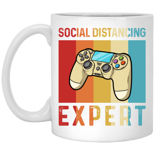 Retro Social Distancing Expert Funny Video Game