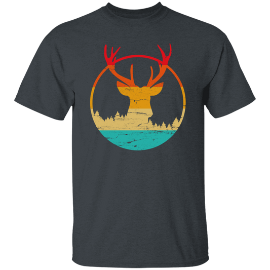 Deer Hunting Vintage Deer Hunted Head Deer Unisex T-Shirt