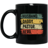 Retro Husband Gift Husband Daddy Pastor Hero