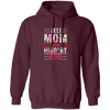 Mother's Day Gift, Best Mom In The History Of Ever, Flower Style Gift For Mom Pullover Hoodie