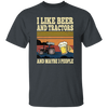 I Like Beer Tractors and Maybe 3 People Funny farmer