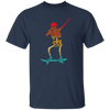 Cool Dabbing Skater Design For Men And Boys Skeleton Vintage Unisex T-Shirt