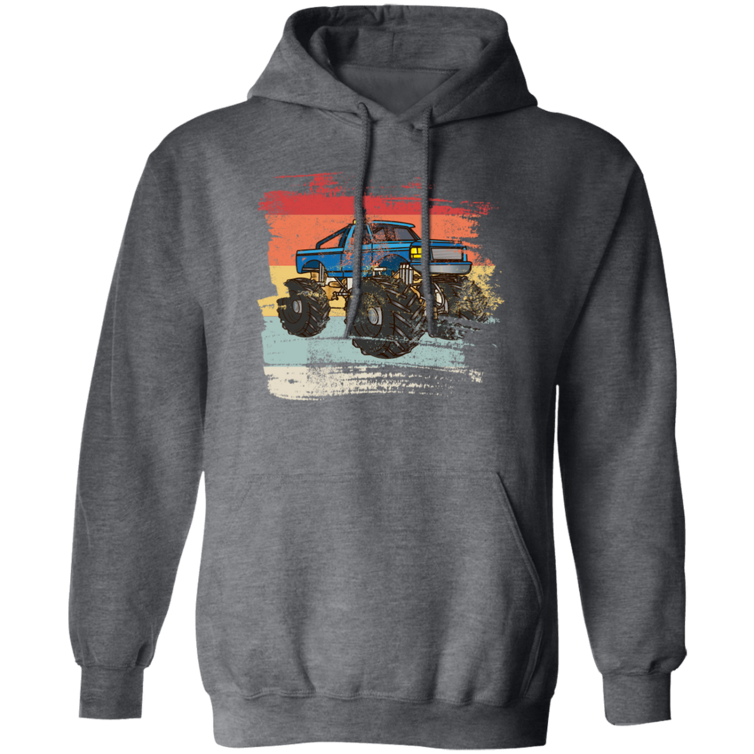 Retro Monster Truck TShirt, Gift For Monster Truck Driver