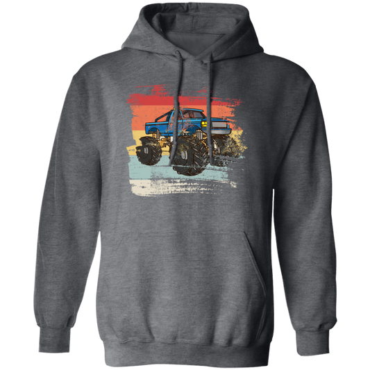 Retro Monster Truck TShirt, Gift For Monster Truck Driver