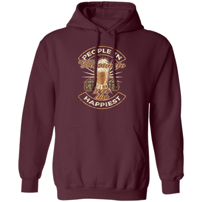 Wisconsin State Funny Wisconsin Beer Wisconsinite Happiest