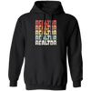 Vegetarian Realtor, Vintage Vegan Realtor, Love Realtor Pullover Hoodie