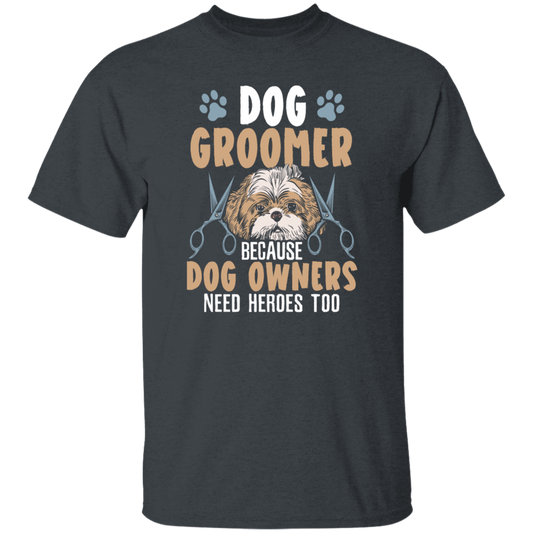 Love Dog Grommer, Because Dog Owners, Retro Viantage Love Dog Unisex T-Shirt