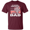 Firefighter Lover Gift, My Favorite Firefighter Calls Me Dad, Vintage Gift Unisex T-Shirt