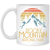 Vintage Rocky Mountains National Park, Retro Colorado National Park Gift