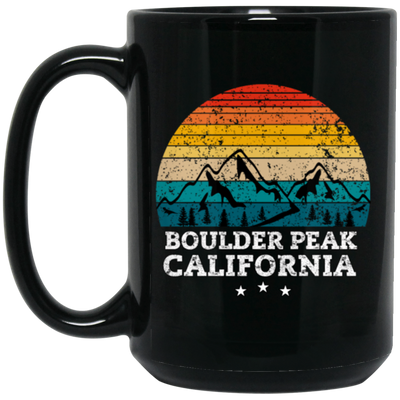 Retro BOULDER PEAK California, BOULDER PEAK Gift