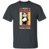 Panda Costume, I Am Really A Panda, This Is My Human, Retro Panda Unisex T-Shirt