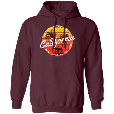 California Surfing Paradise Summer Mood With California Beach Pullover Hoodie