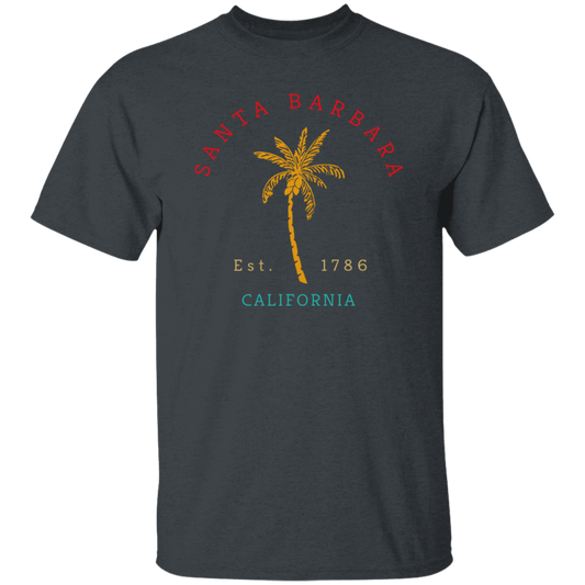 Retro Cool Vintage Santa Barbara Beach California Palm Tree Lover