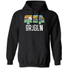 Oregon Love Gift, Outdoor Hippie, Van Nature Retro, National Park Pullover Hoodie