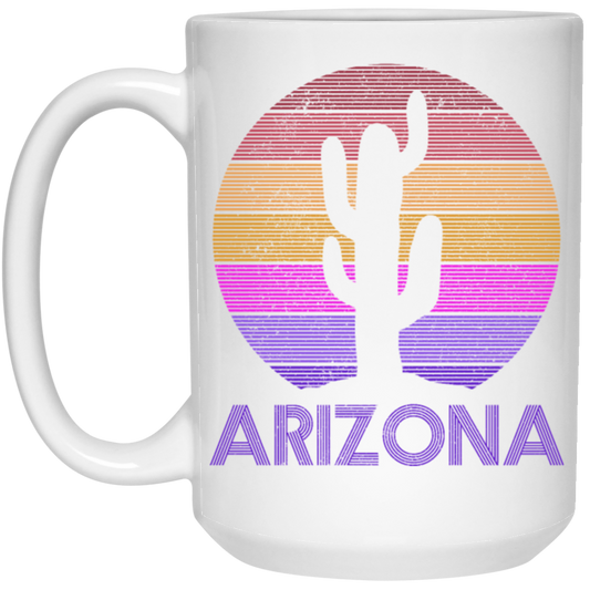 Arizona Vintage Cactus, Retro Arizona Cactus