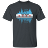 Chicago Skyline Shirt Silhouette IL City Flag Gift