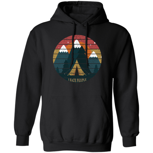 Retro I Hate People, I Love Camping , Camping Lover Gift