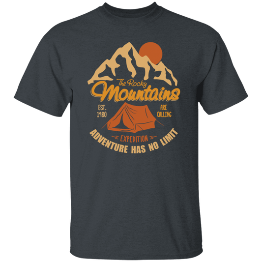 Vintage Retro Rocky Mountains Hiking Camping Gift