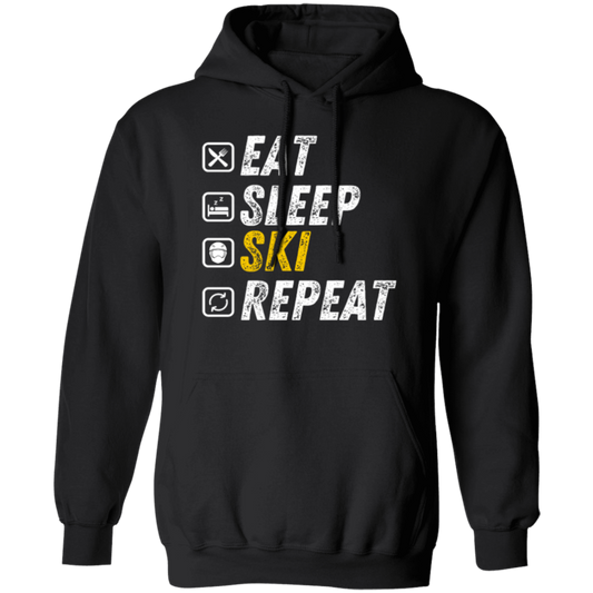 Eat Sleep Ski - Funny Alpine Skiing Gift