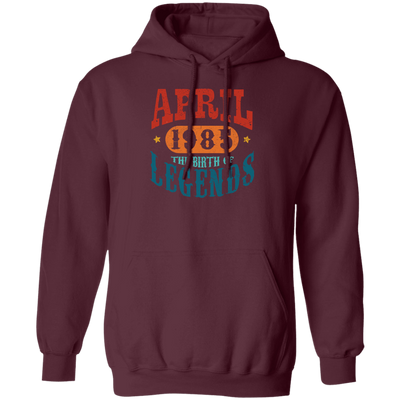 April 1985 Birth of Legend Birthday Gift Happy Lover Funny Pullover Hoodie