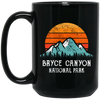 Bryce Park Lover, National Gift, Retro Park Gift, Mountain Lover Gift, Bryce Gift Love Black Mug