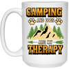 Funny Caravan Camping, Camper Dog Is My Therapy Saying Gift