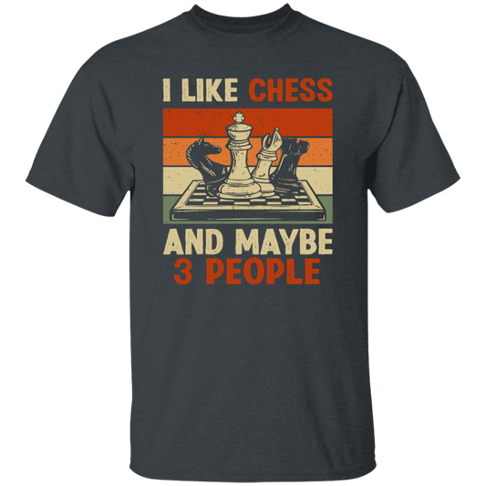 Retro Chess Lover, I Like Chess And MAybe 3 Peoples