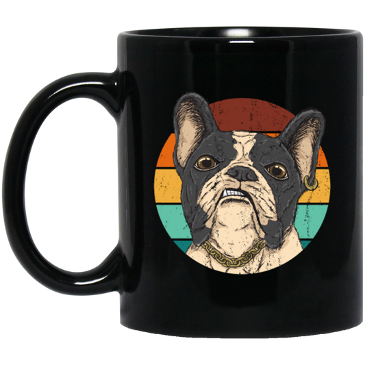 Retro Frenchie, Cute dog, French Bulldog, Dog Lovers, Vingtage Bulldog Gift