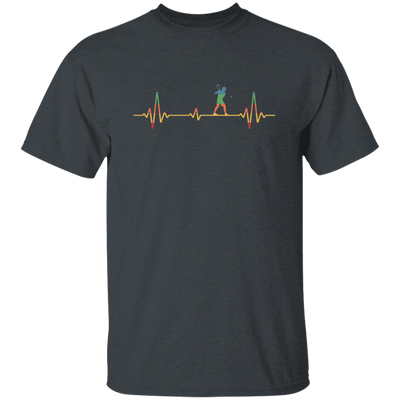 Retro Tennis Heartbeat Ecg Tennis Player Gift