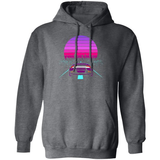 Auto 80s Gift Design Titled Retro Wave Sport Pullover Hoodie