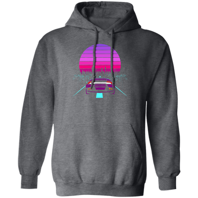 Auto 80s Gift Design Titled Retro Wave Sport Pullover Hoodie