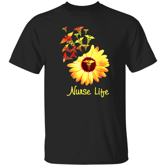 Nurse Gift, Nurse Life Sunflower, Cute Nurse Gift, Love My Nurse Life Unisex T-Shirt